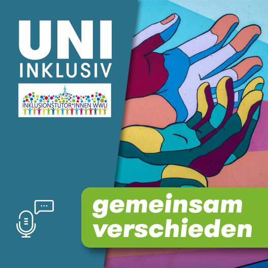 Logo Podcast "Uni inklusiv-gemeinsam verschieden"