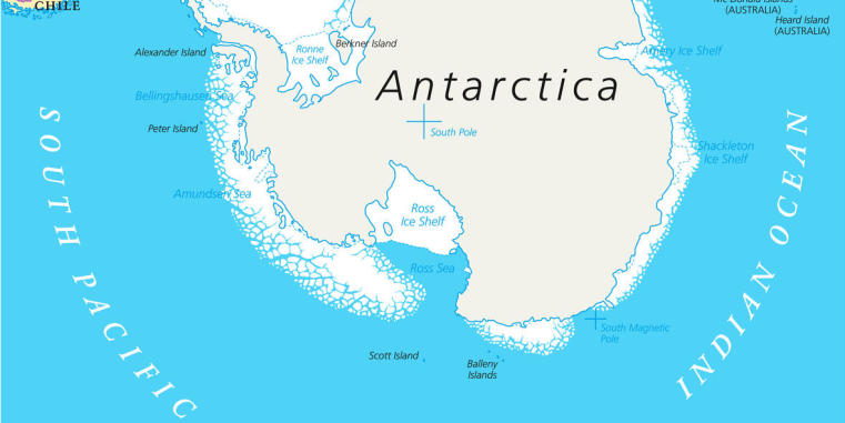 Antarktis, Übersichtskarte