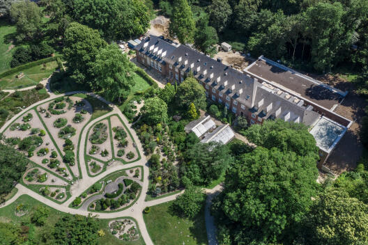 The Botanicum from a bird's eye perspective