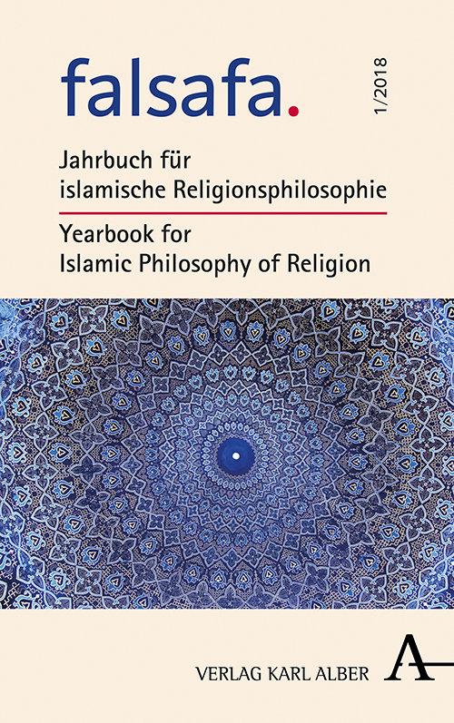 Cover des Jahrbuchs für Islamische Religionsphilosophie: Falsafa