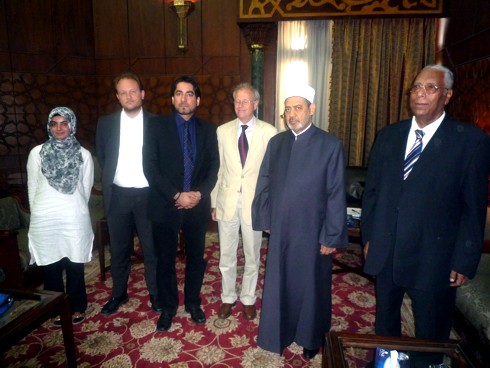 Groß-Scheich der Al-Azhar Universität, Prof. Mouhanad Khorchide sowie weitere Teilnehmer