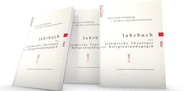 Drei Perspektiven des Covers des Jahrbuchs Islamische Theologie