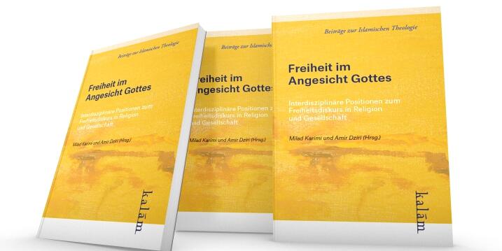 Drei Cover des Buches „Freiheit Im Angesicht Gottes“