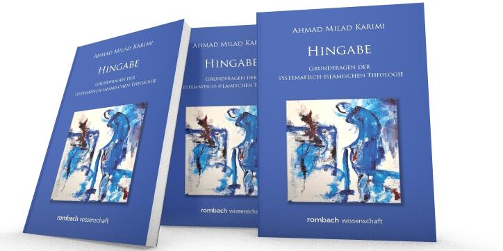 Drei Cover des Buches „Hingabe: Grundfragen der systematisch-islamischen Theologie“