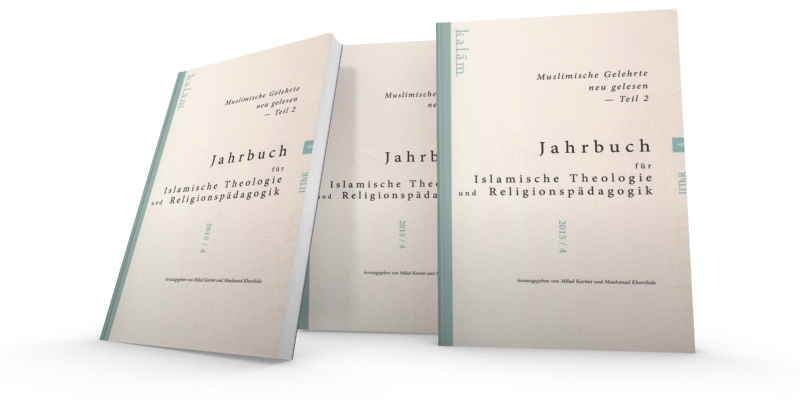 Drei Cover des 4. Bandes des Jahrbuchs für Islamische Theologie und Religionspädagogik