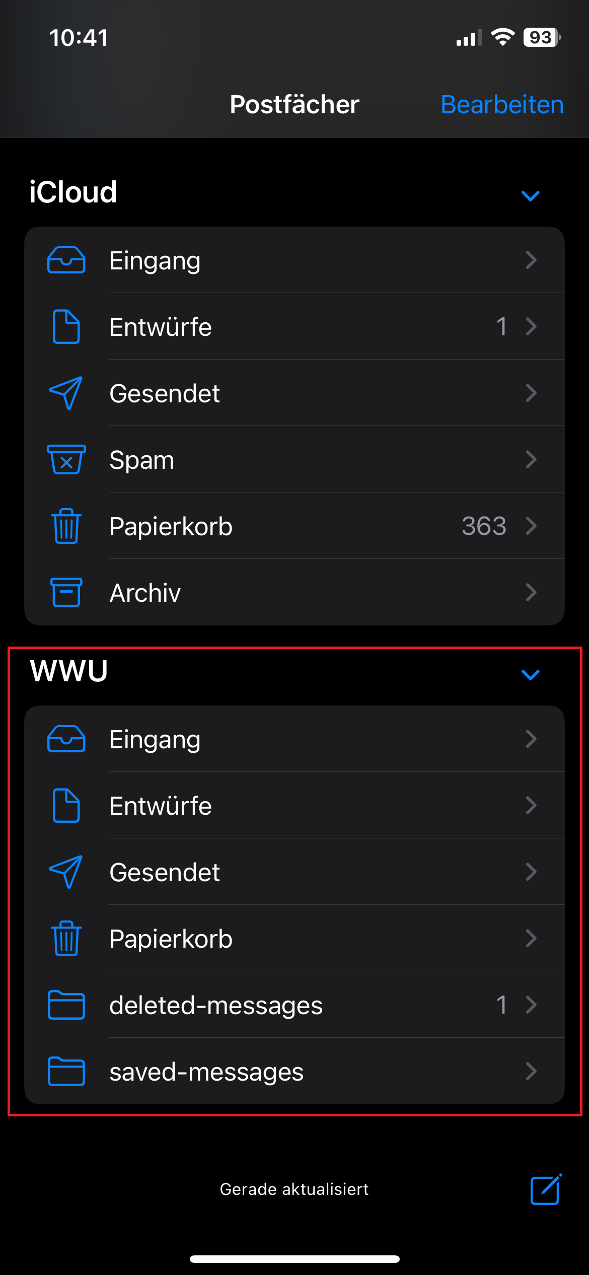 12. Mails abrufen