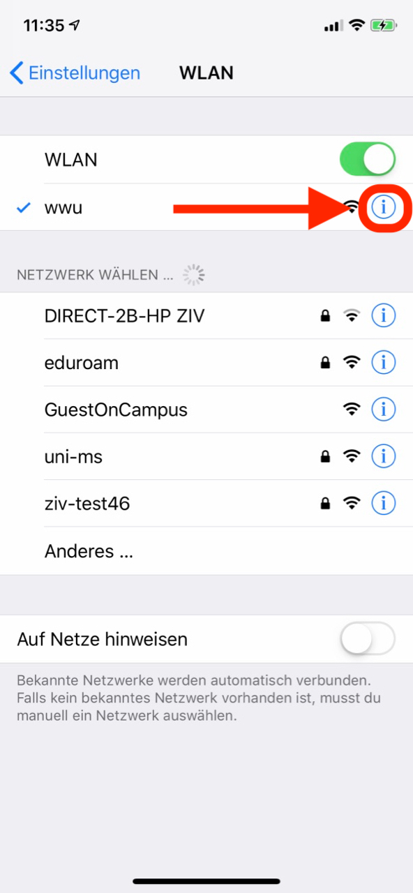 2. Select Network