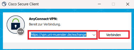 1. Server eingeben