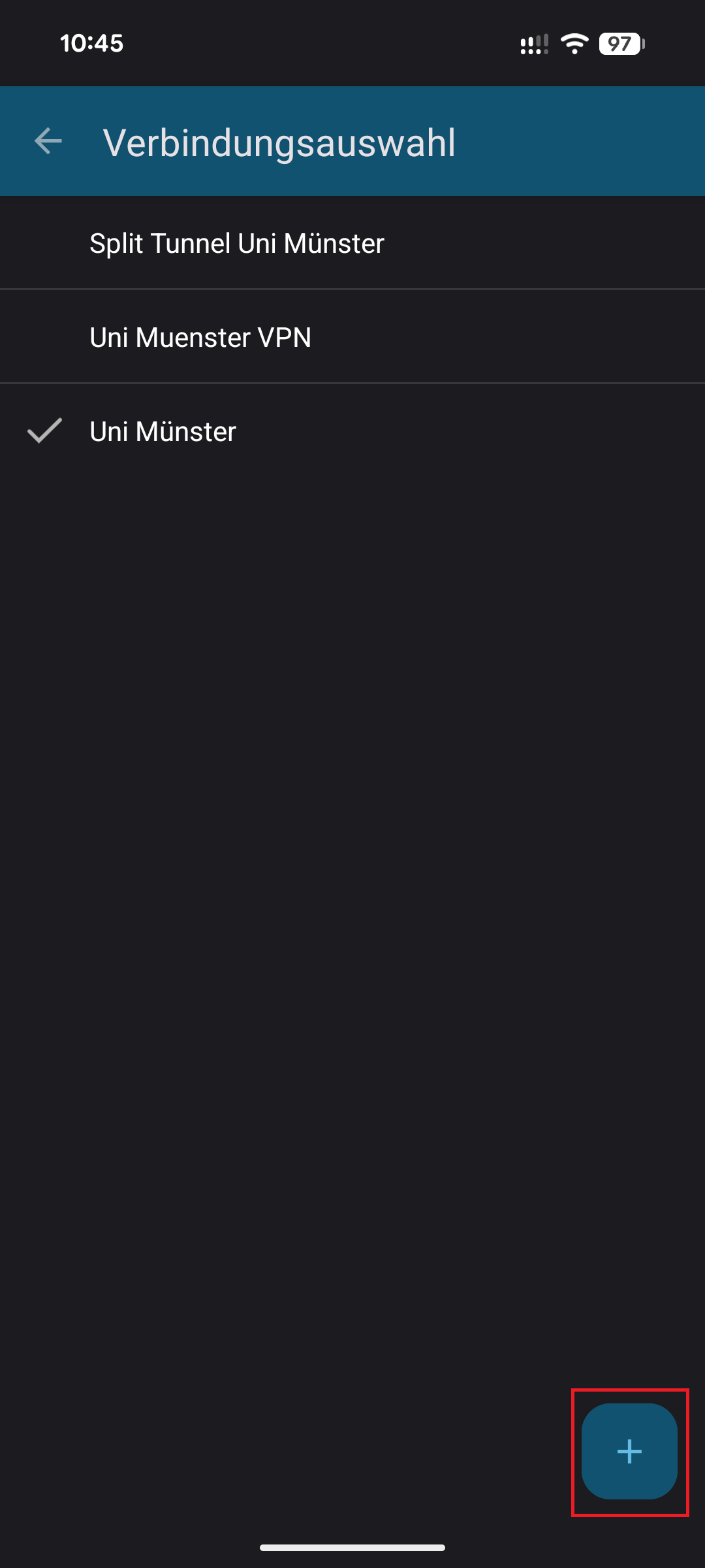 2. Verbindung hinzufügen