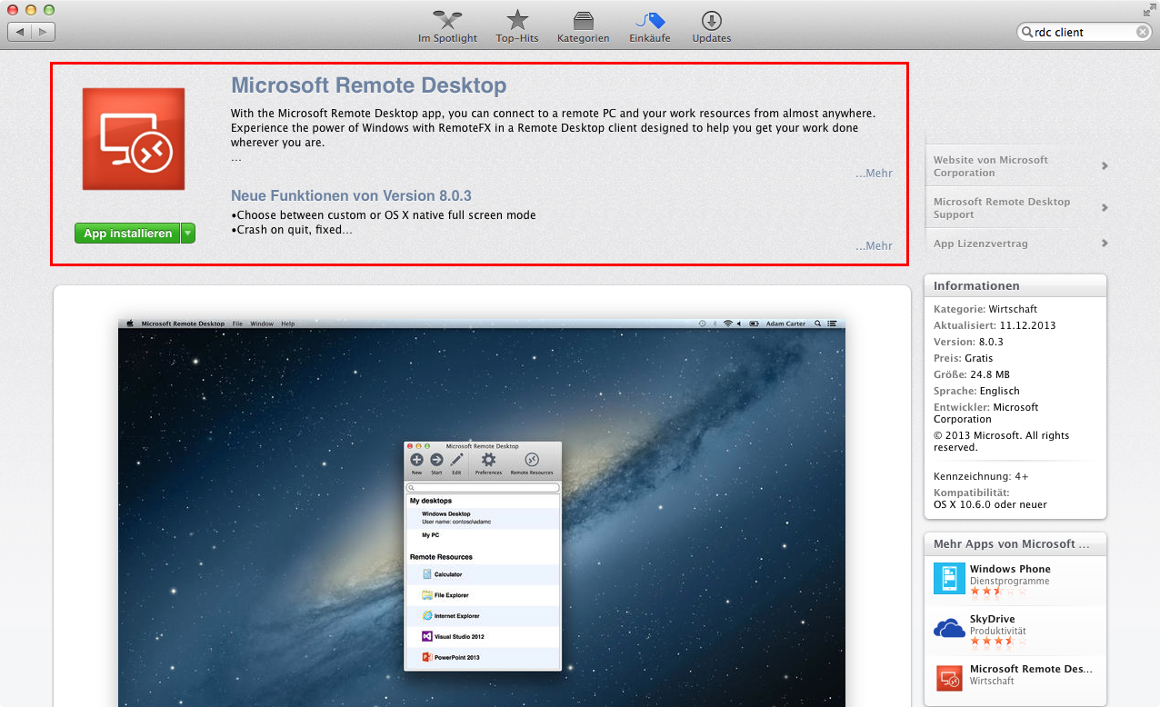 macbook rdp to windows server