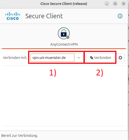 2) VPN Adresse