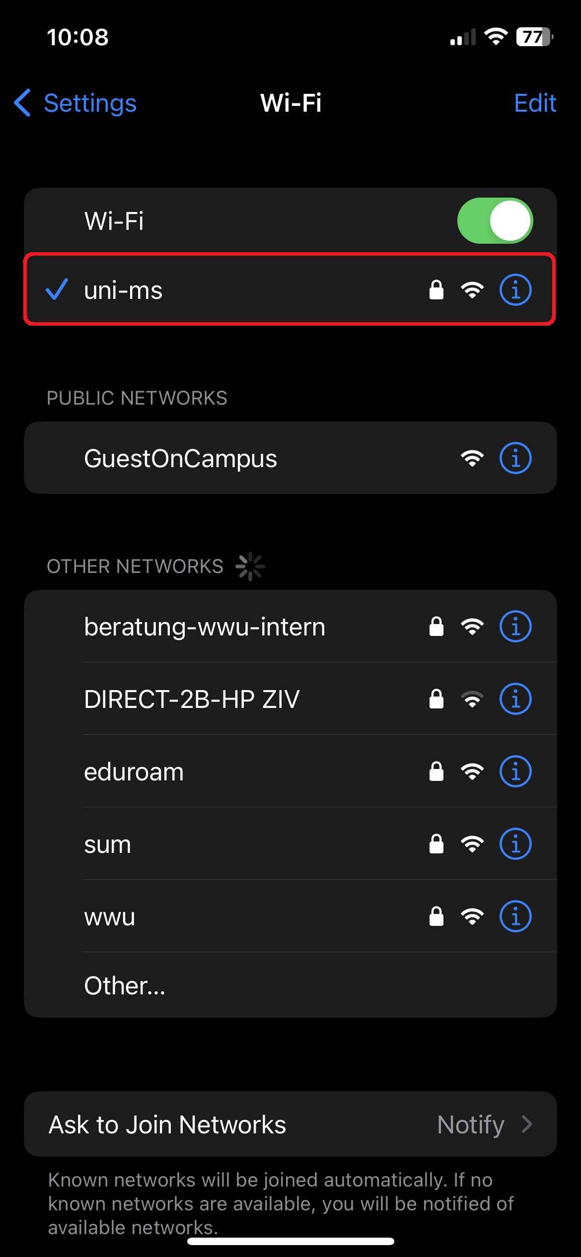 12. WiFi Connection