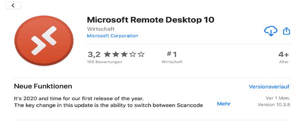 Microsoft Remote Desktop 10