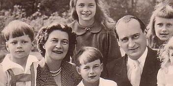 Louis Ferdinand Prinz von Preussen mit Familie, 1952