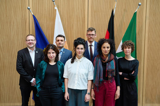 f.l.t.r. Thorsten Kruse, Marina Agathangelidou, Georgios Stavrinou, Artemis Chrysostomidou, Justus Koch, Georgios Stavrinou, Marianna Christofides