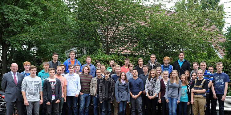 Die Universität Münster begrüßte am Montag 45 neue Auszubildende in 21 Berufen.<address>© WWU - Peter Grewer</address>