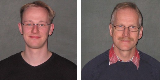 Dr. Manfred Wiencierz (l.) und Prof. Dr. Nicolaas Stolwijk<address>© WWU/privat</address>