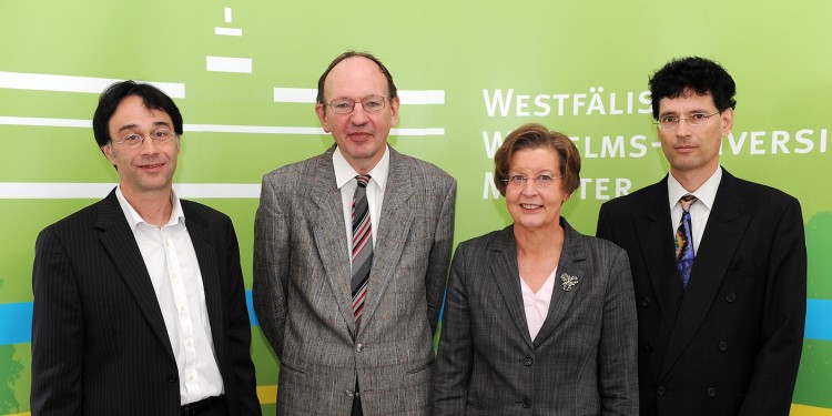 Mathematician Prof. Gerd Faltings Receives an Honorary Doctorate from the Faculty of Mathematics and Computer Sciences at the University of Münster<address>&copy; WWU - Peter Grewer</address>