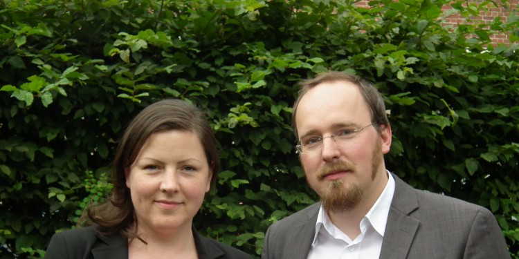 Dr. Sita Steckel und Dr. Torsten Hiltmann<address>&copy; WWU/Pietsch</address>