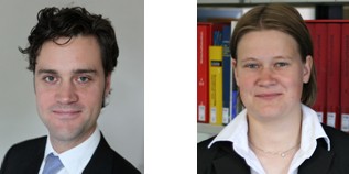 Prof. Dr. Johannes Becker und Jun.-Prof. Dr. Andrea Schneider<address>&copy; WWU  - Wirtschaftswissenschaftliche Fakultät</address>