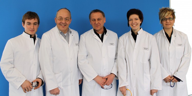 Benjamin Hensel, Dr. Gerhard Hörpel, Reiner Priggen, Wibke Brems, Katrin Uhlig (v.l.)<address>&copy; MEET/Kaßing</address>