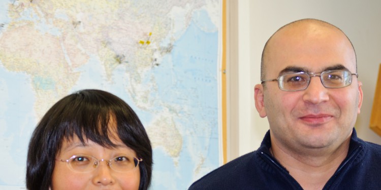 Dr. Yi Li und Dr. Artur Mardyukov<address>&copy; WWU</address>