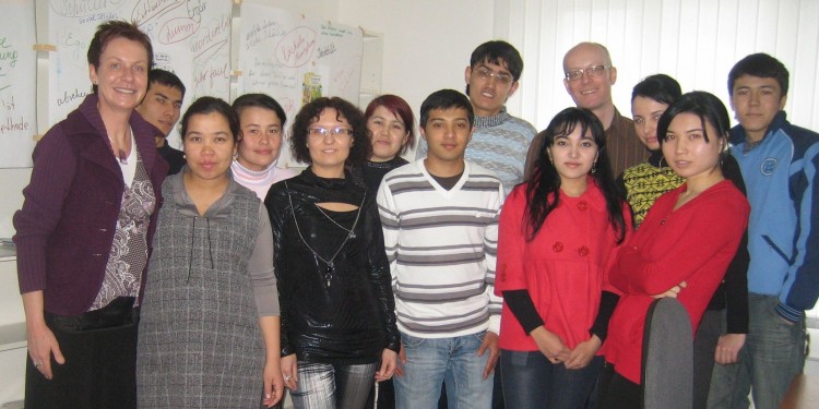 Deutsch als Fremdsprache an der Universität Taschkent in Usbekistan<address>&copy; Privat</address>
