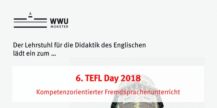 Poster zum TEFL Day<address>© WWU/Englisches Seminar</address>