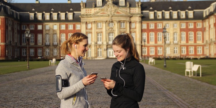 Große Studie zur Nutzung von Fitness-Apps an der Universität Münster<address>© Lena Busch</address>