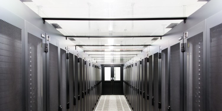 The planned research data infrastructure for Münster University will be housed in the new server room in Einsteinstrasse.<address>© WWU - Peter Leßmann</address>