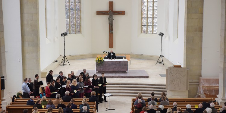 Ort des Gottesdienstes: Münsters Oberservantenkirche<address>&copy; WWU - Peter Grewer</address>