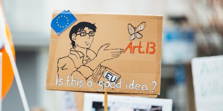 Proteste gegen Artikel 13 der EU-Urheberrechtsreform<address>© unsplash.com - Markus Spiske</address>