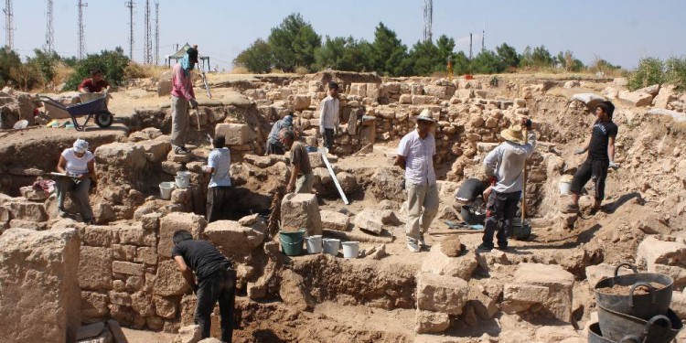 Grabungsarbeiten auf dem Dülük Baba Tepesi bei Doliche im Südosten der Türkei.<address>© Forschungsstelle Asia Minor</address>