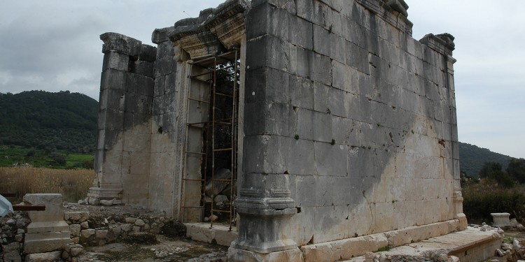 Der "Korinthische Tempel" von Patara<address>© Grabungsarchiv Patara (Akdeniz-Universität Antalya)</address>