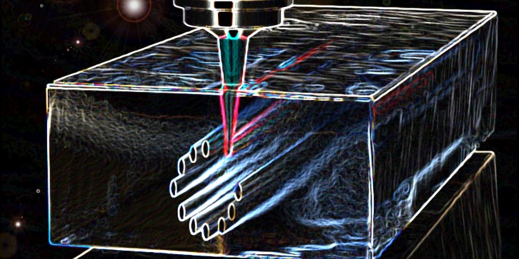Femtosekundenlaser-Lithographie in polykristallinem Diamant<address>© Haissam Hanafi</address>