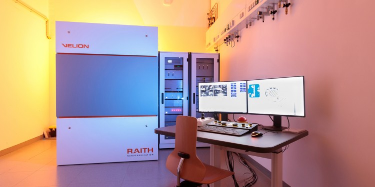 The new ion beam lithography system at the Center for Soft Nanoscience at Münster University.<address>© WWU - MünsterView</address>