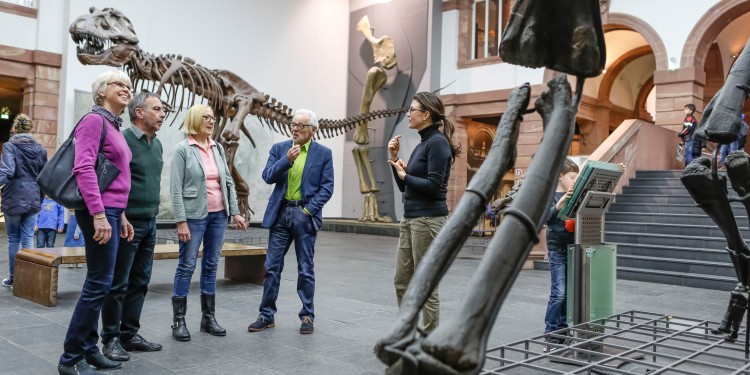 Die Senckenberg-Museen bieten als Teil des Programms „Wissenschaft &amp; Gesellschaft“ viele museumspädagogische Veranstaltungen an.<address>© Foto: Norbert Miguletz</address>