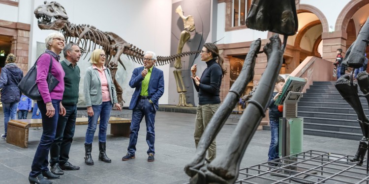 The Senckenberg museums stage many educational events as part of the “Science &amp; Society” programme.<address>© Norbert Miguletz</address>