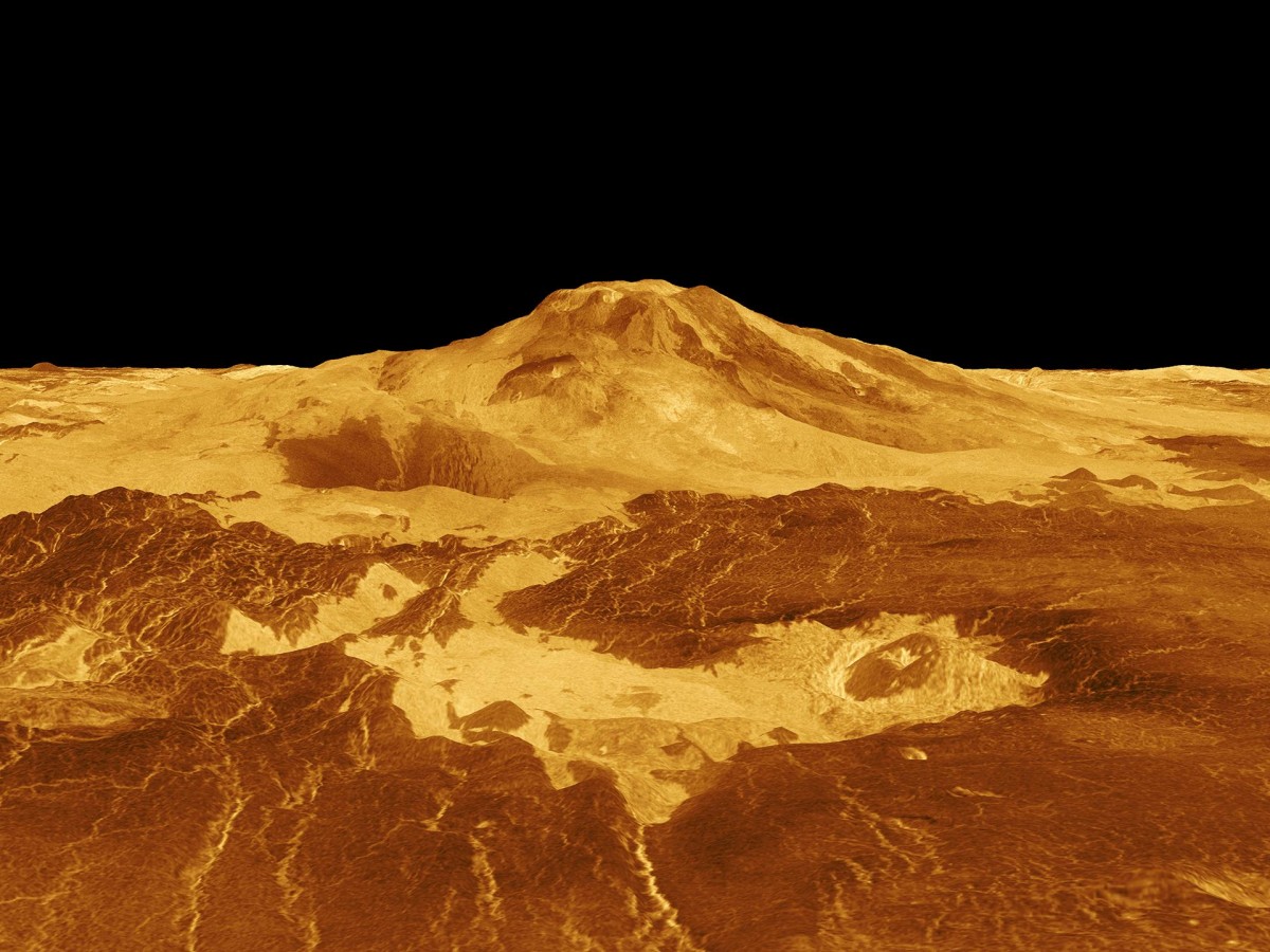 Suche nach Spuren von Vulkanismus in der Venusatmosphäre © NASA/JPL