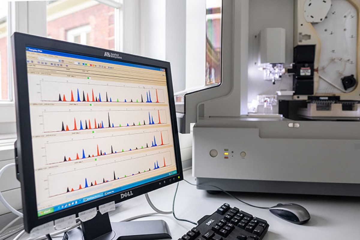 Die DNA-Analyse im Labor liefert exakte Profile zum Spurenverursacher. © WWU - Peter Leßmann