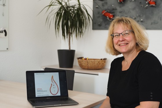 Prof. Petra Dersch from the Centre for Molecular Biology of Inflammation at Münster University is the spokesperson of the new "Medical Scientists Kolleg" at the University of Münster.<address>© WWU - Sophie Pieper</address>