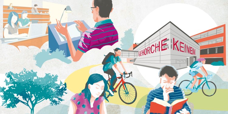 Mehr als 250 Studierende aus über 50 Nationen haben bereits an dem internationalen Masterprogramm "Geospatial Technologies" teilgenommen.<address>&copy; WWU - Robert Matzke</address>