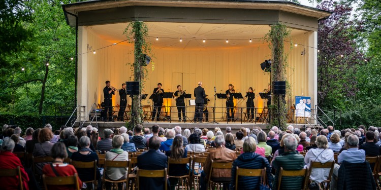Über 500 Gäste genossen den musikalischen Abend.<address>© WWU - Thomas Mohn</address>