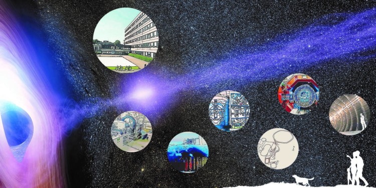 Vom Universum wenige Mikrosekunden nach dem Urknall bis zu spannenden Phänomenen im heutigen Kosmos: Diese Themen stehen am Institut für Kernphysik im Mittelpunkt.<address>© Christian Klein-Bösing + NASA/JPL-Caltech</address>