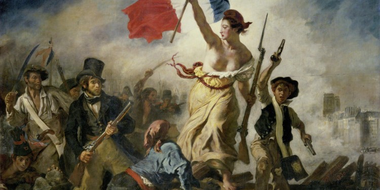 The painting entitled “Liberty Leading the People” by the French painter Eugène Delacroix is an icon of the (French) freedom movement. It deals with the fights on the barricades in the 1830 July Revolution in Paris – a brief but intense and violent conflict between citizens and the authorities.<address>© Eugène Delacroix, Liberty Leading the People, 1830, Public domain, via Wikimedia Commons</address>