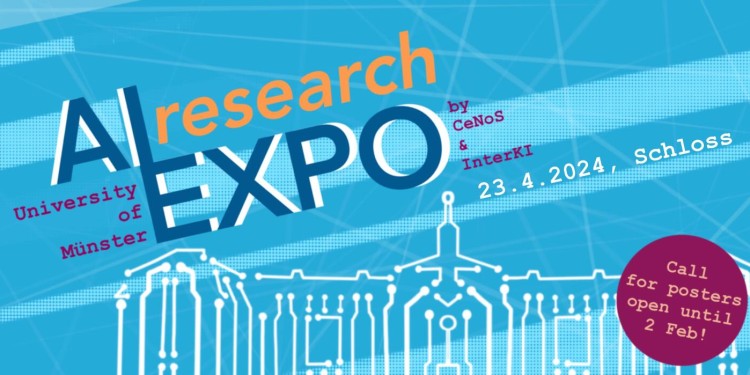 The &quot;AI Research EXPO&quot; of the Center for Nonlinear Science will take place on 23 April.<address>© CeNoS</address>