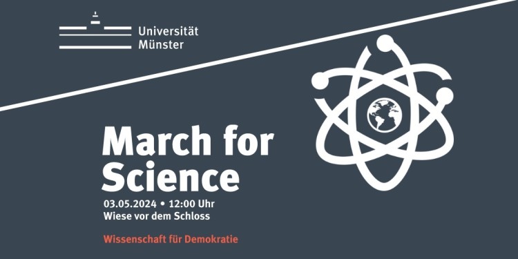 Der „March for Science“ findet am 3. Mai statt.<address>© Uni Münster</address>