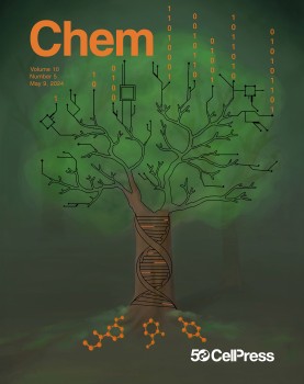 Das Titelbild der aktuellen Ausgabe von „Chem“ würdigt die Arbeit des münsterschen Teams.<address>© Katrin Glorius/Chem Volume 10, Issue 5</address>