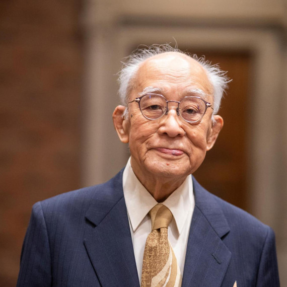 Prof Michiji Konuma helped initiate the ‘Declaration for the Future’, which has now been signed in Münster.<address>© DPG - MünsterView</address>