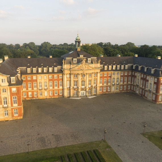 Zu sehen ist das Schloss in Münster.<address>© Uni MS - Jan Lehmann</address>